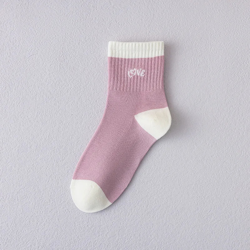 Antibacterial Womens Socks Tube Socks Long-Staple Cotton Autumn and Winter Leisure Womens Socks 240715