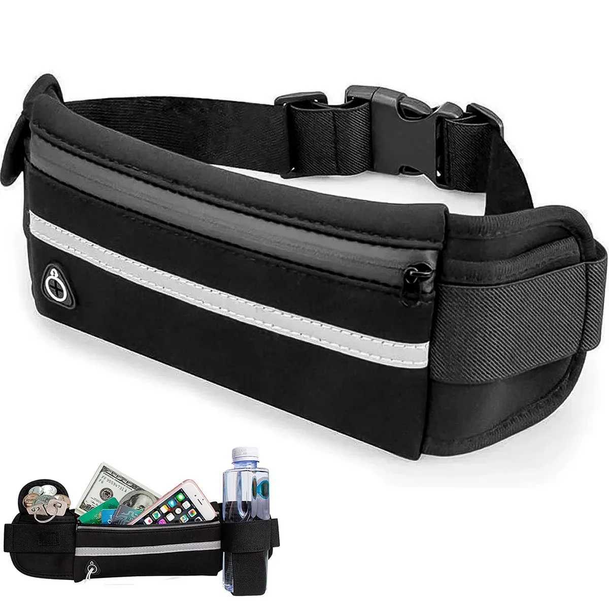 Running Bag Women Waist Bag Belt Bag Men Sports Fanny Pack Mobile Phone Bag Gym Running Cell Phone Jogging Run Cycling BagXJ240720