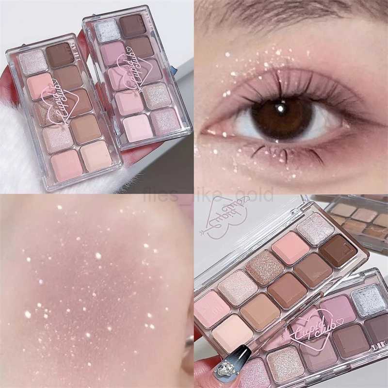 DIKALU Ten Color Eyeshadow Full Matte Finish Shining Earth Colors Autumn Winter New Colors High Appearance FeW240730