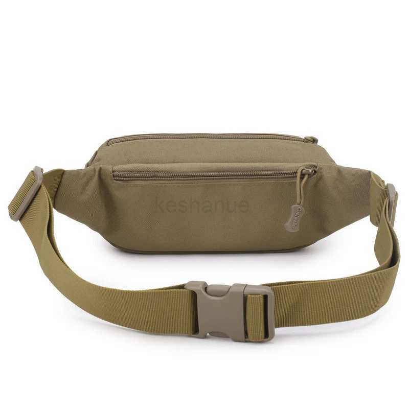 Mens Waist Bag Tactical Pouch Men Shoulder Belt Bags Hip Sack Oxford Cloth Belly Waterproof Banana Male Fanny Pack for PhoneXJ240720