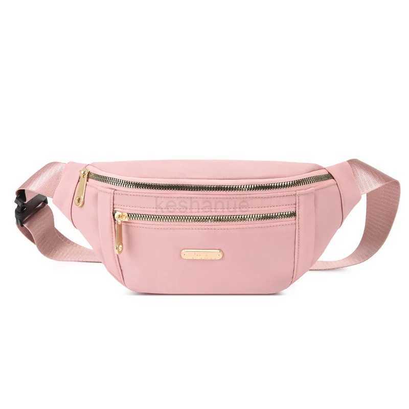 Waist Bags for Women Oxford Leisure Color Waist Bag Shoulder Crossbody Chest Bags Handbags All-match Messenger Belt BagsXJ240720