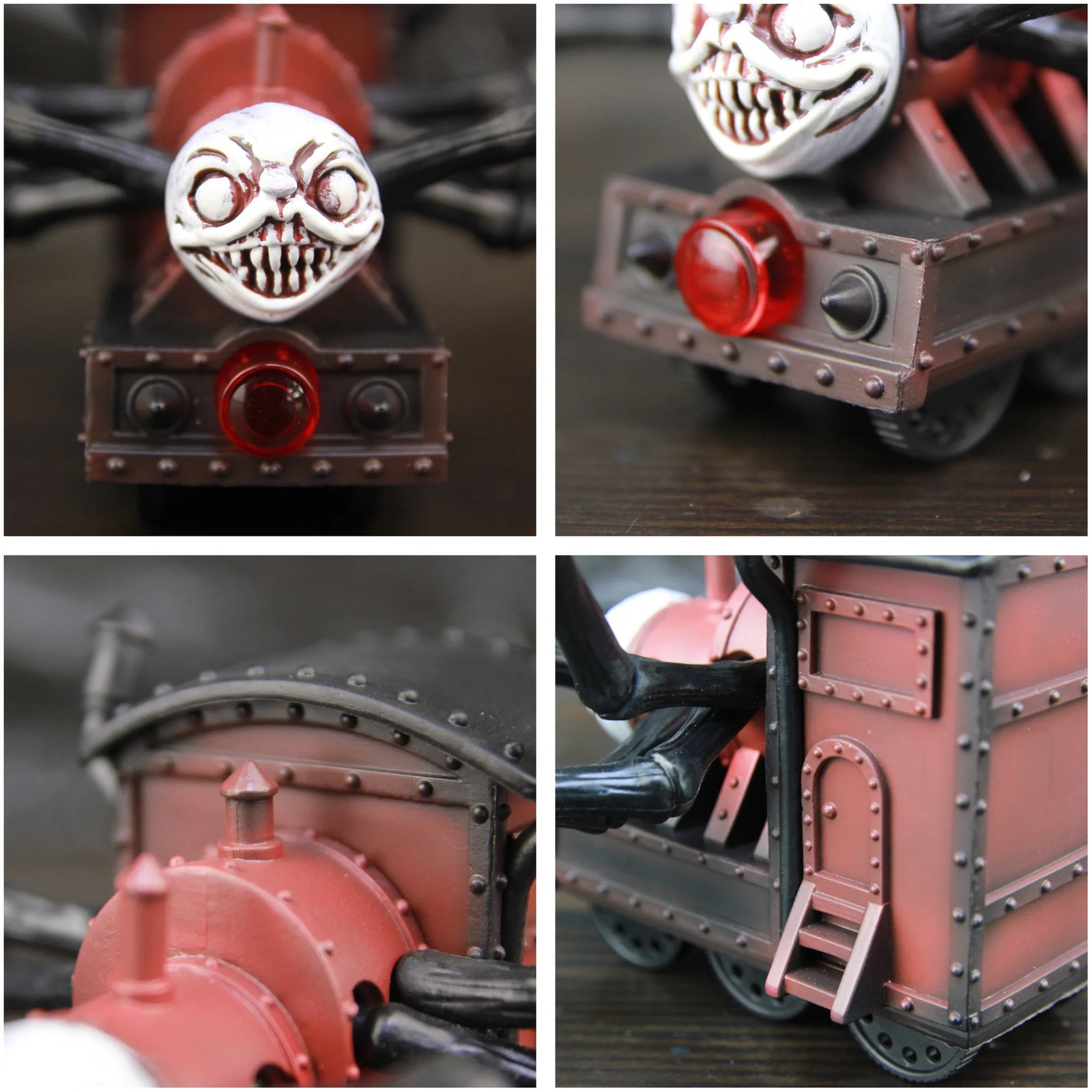 Collection Choo Charles 9cm Tall Action Figure Statue Figurine Thomas Spider Train Adventure Horror Games Toys Doll Model 240717