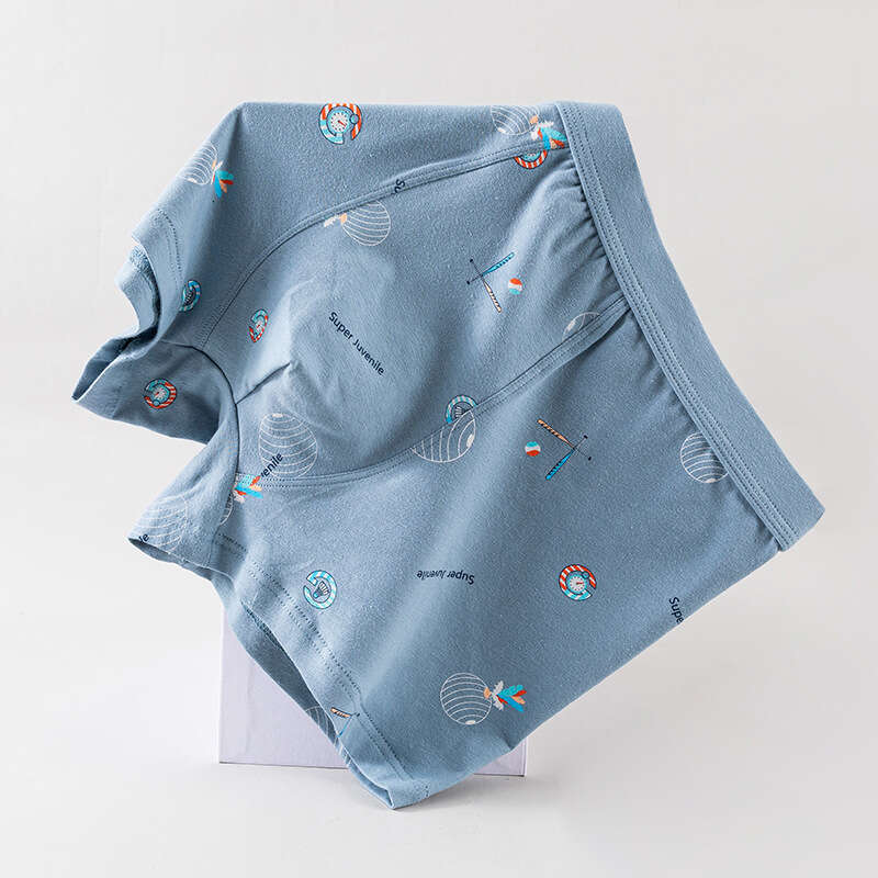 Printed Pure Cotton 3DU Convex Large Space Men's Boxer Shorts Printed Trendy Fashion Underwear Men Mens Boxers Designer Sexy Mutande Uomo Boxer D
