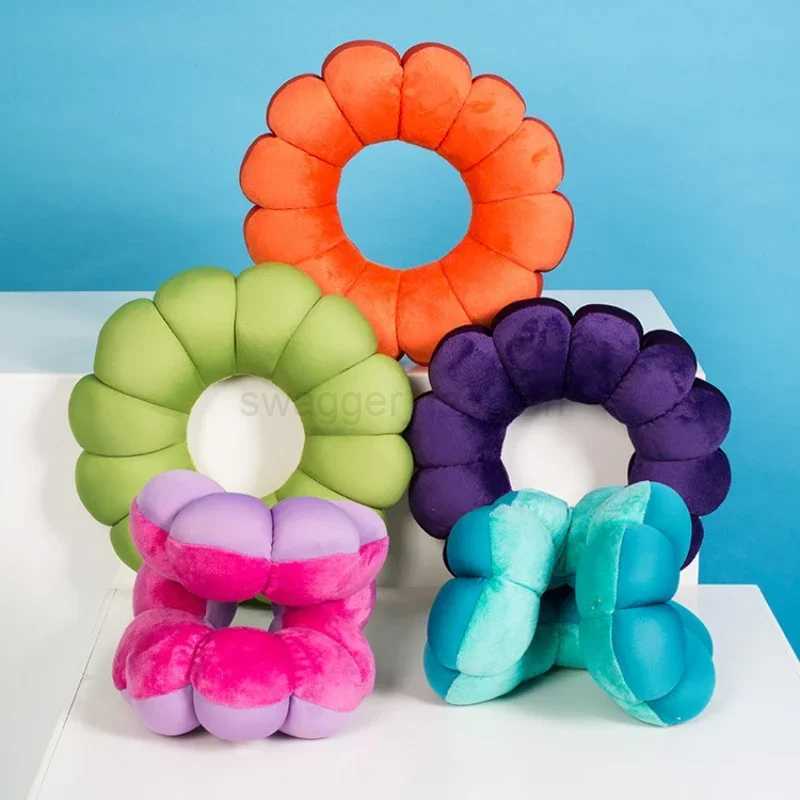 Hot Selling High Quality Travel Plane Cute Donut Cushion Cervical Pillow Lumbar Pillow Neck Protector Office Nap PillowB270720
