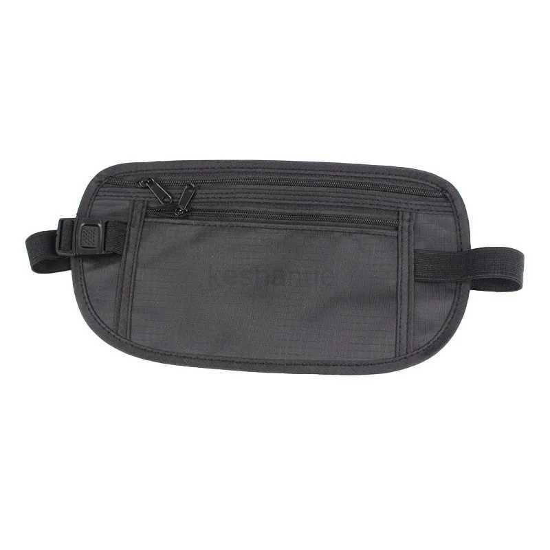 1Pc Invisible Travel Waist Packs Waist Pouch for Passport Money Belt Bag Hidden Security Wallet Casual Sports Bag For Men WomenXJ240720