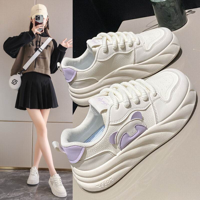 Designer women's panda board shoes summer new breathable white casual shoes outdoor slim fit sports shoes