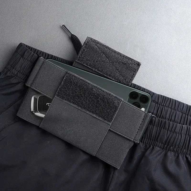 1pcs slim running phone belt bag money belt for travel hidden portable mini Fanny pack pocket belt bagXJ240720