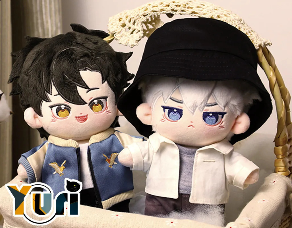 Link Click Shiguang Daili Ren Cheng Xiaoshi Lu Guang BL Plush 20cm Doll Body Clothes Outfit Toy Cosplay Fan TGCF Gift Cute C 240715