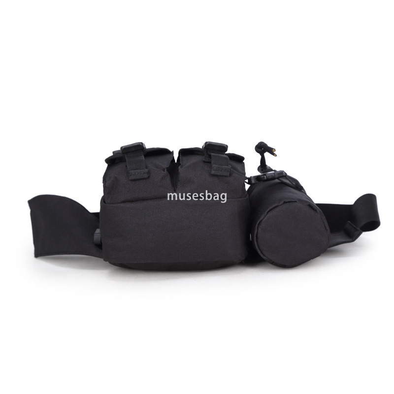 New waterproof fabric tactical kettle bag military enthusiast leisure outdoor bag men's and women's sports small bag camouflage travel waist