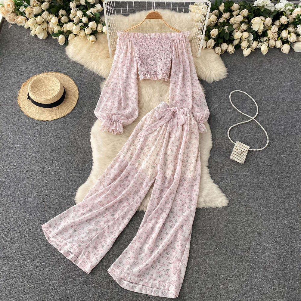 Designer Two Piece Set Women Undefined New Arrival French Long Non-ironing Gentle Wind High Elasticity New Pattern Temperament Solid Temperament Sexy 