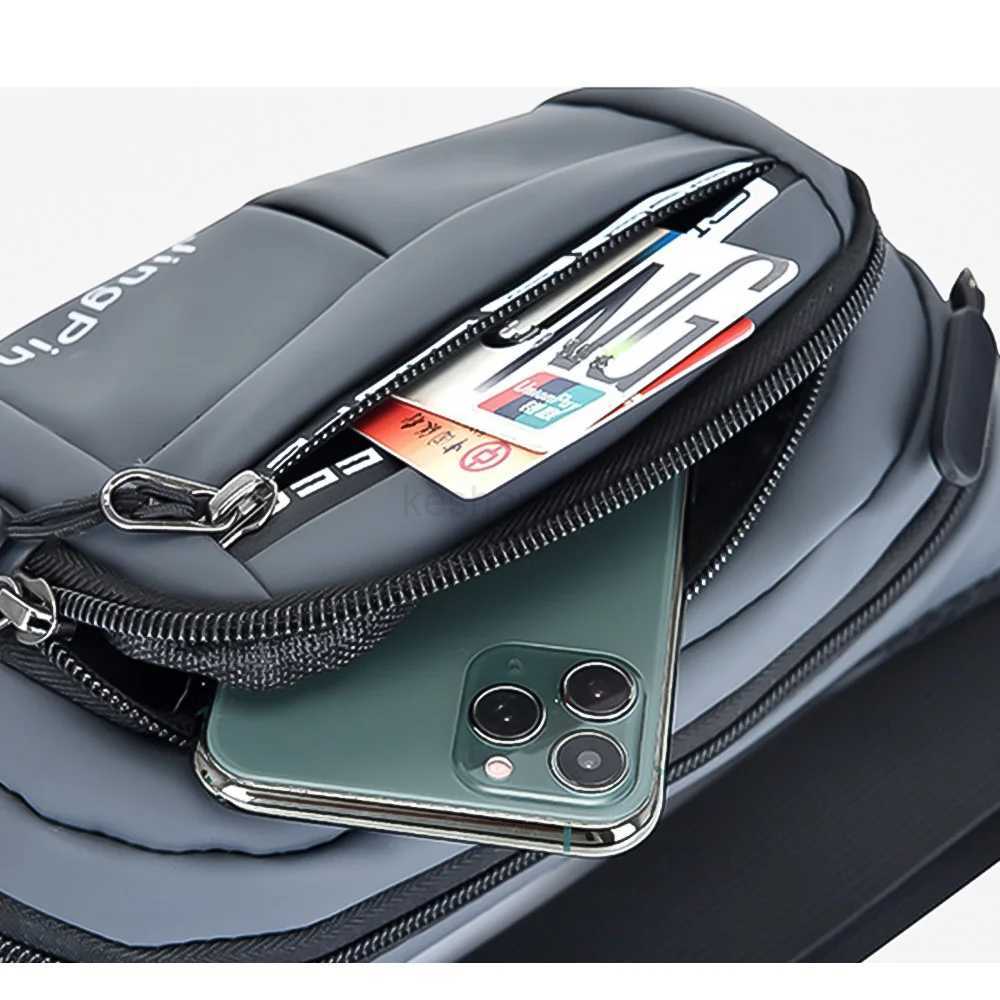 Outdoor Waist Bag Waterproof Waist Bum Bag Running Jogging Belt Pouch Zip Fanny Pack Mobile Phone Bag Oxford Cloth Chest BagXJ240720