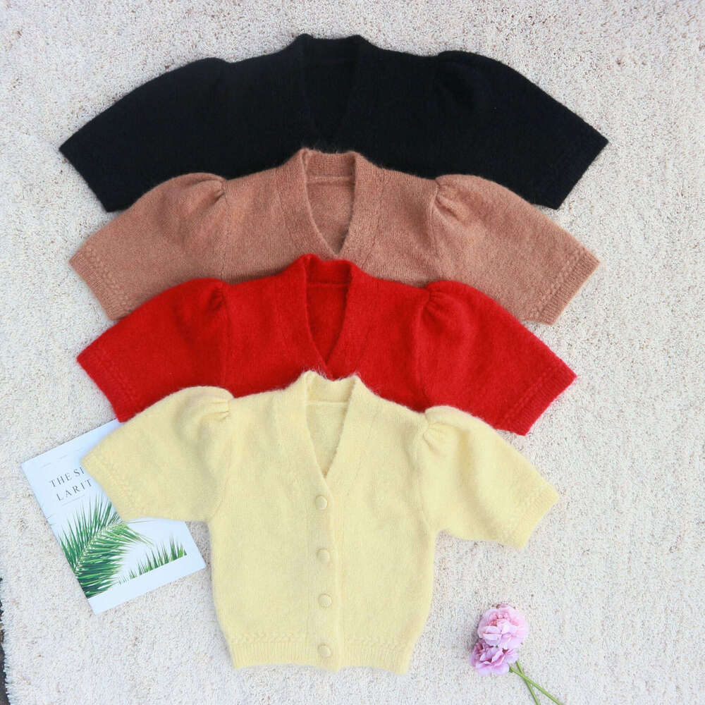 New Merchandise Short-sleeved High Street Harajuku Print Vintage Brushed Collar Blouse Plaid Couples Stretch Casual Undershirt Women's T Shirt Cl