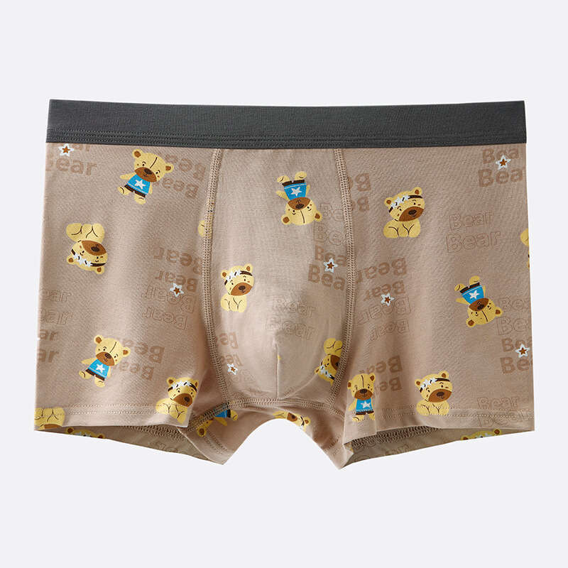 New Printed Men's High School Students, Four Cornered in Development Stage, Underwear for Male Students Mens Underwear Men Underwear Men Boxers M