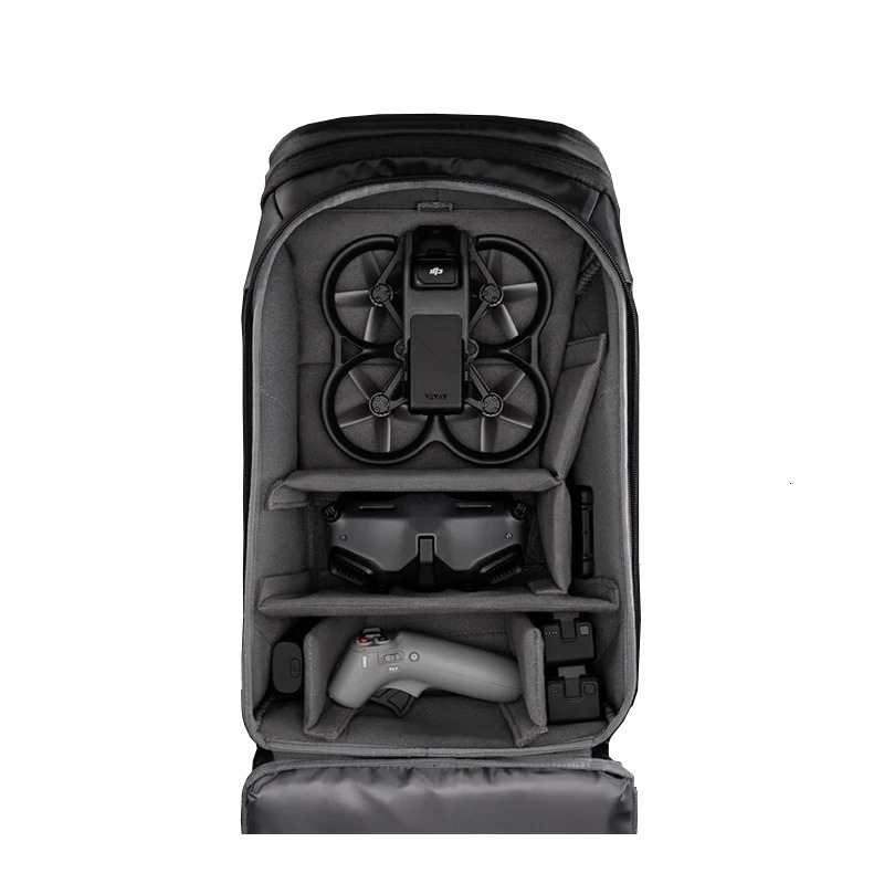 DJI Avata backpack black fabric waterproof bag multifunctional drone accessories camera backpack outdoor shooting 240715