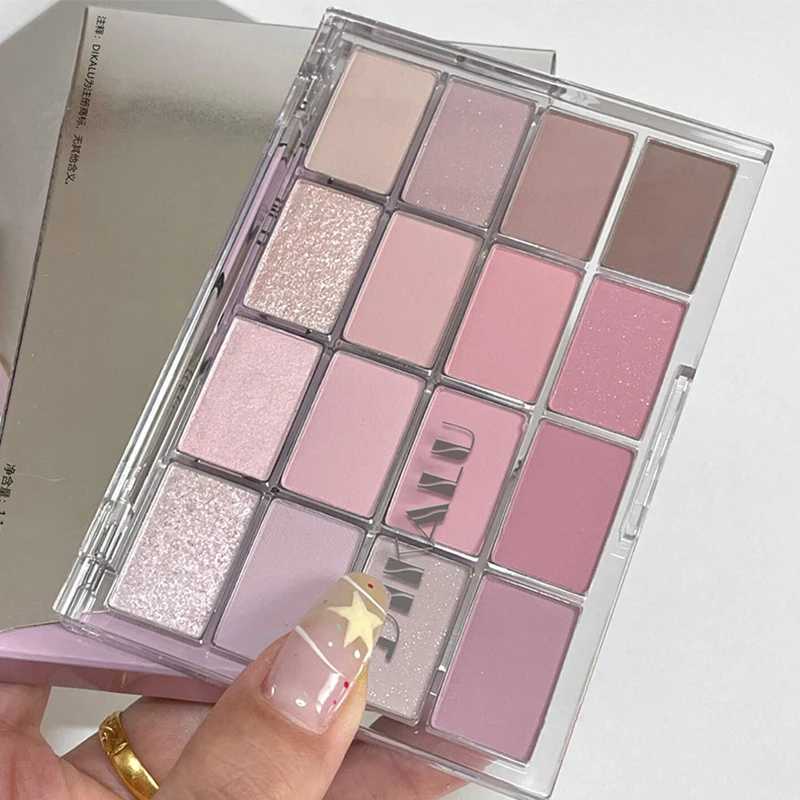 16 color pearlescent eye shadow palette shimmer eye shadow highlight waterproof high-quality professional cosmeticsW240730