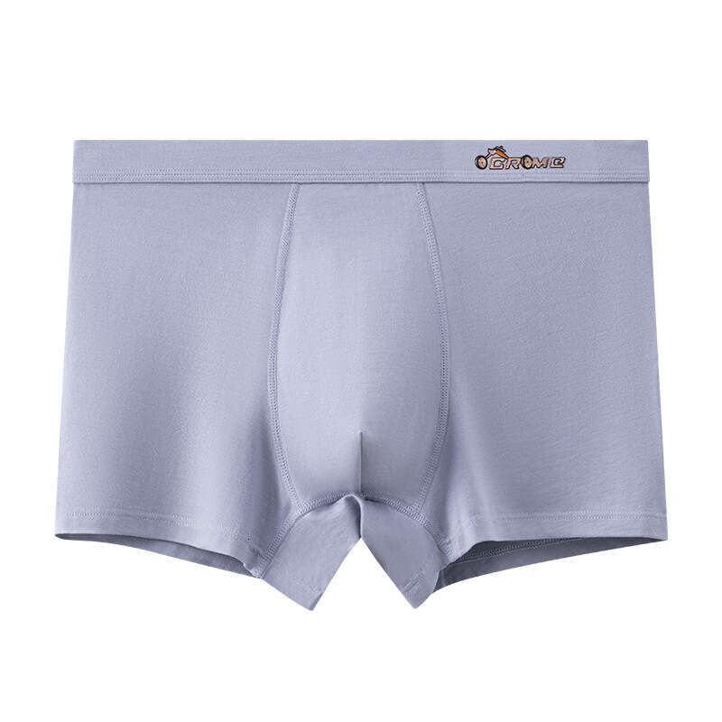 Cotton Printed for Teenagers in Their Developmental Stage, Men's U-shaped Protruding Large Space, No Trace, Student Flat Corner Underwear Boxers 