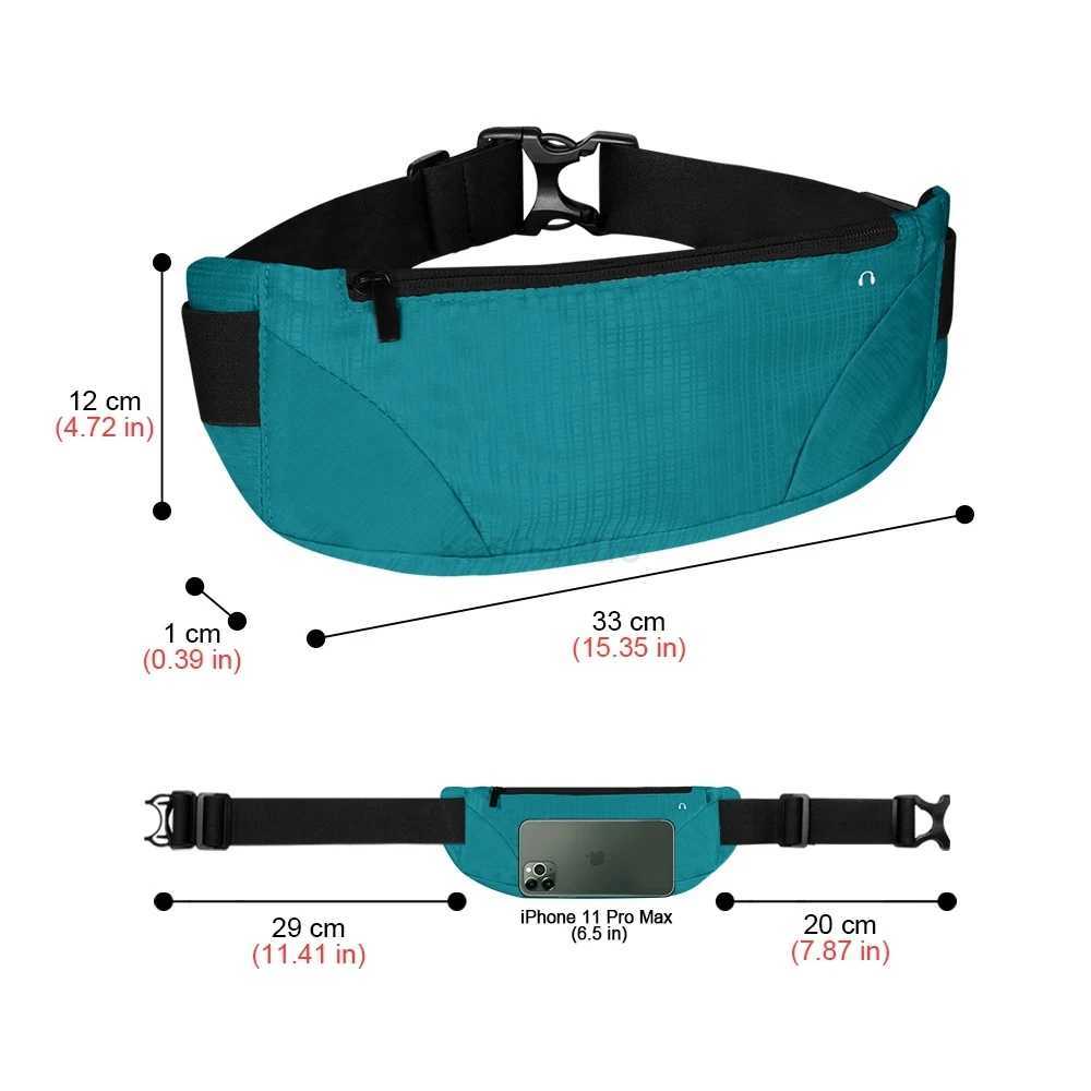 Fanny Packs Women Men Running Bag Waist Pack Hip Bum Belt Sports Lightweight Waterproof Breathable Phone Pouch JoggingXJ240720