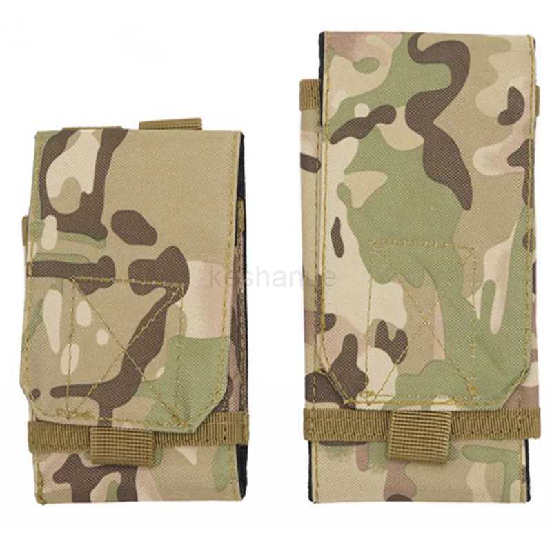 Outdoor Camouflage Bag Army Phone Holder Sport Waist Belt Case Waterproof Nylon Sport Camo BagsXJ240720