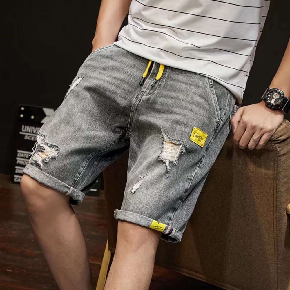 designer Men's Jeans purple jeans Denim Trousers Mens Purple Jeans shorts Jean men Pants Straight Design Retro Streetwear PURPLE brand jeans shor