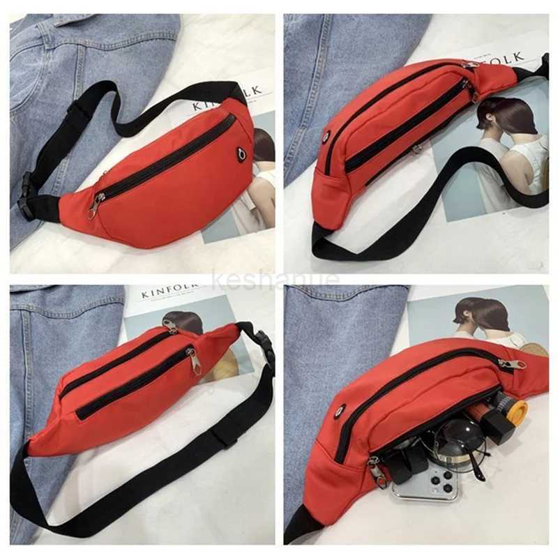 Travel Women Men Male Waist Bag Pack Casual Functional Belt Shoulder Bag Sports Belt Pouch Phone Money Chest Bag Fanny HipXJ240720