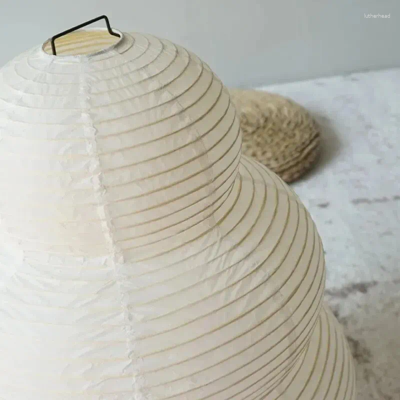 Lamps Table Japanese-style LED Rice Paper Lamp Noguchi Three-tone Light Eye Protection Japanese Living Room El Bedroom Bed