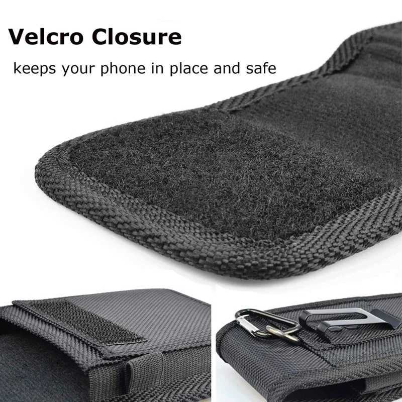 Mobile Phone Waist Bag Men Women Small Nylon Cell Phone Holster Storage Waist Fanny Pack Purse with Belt Loop Bum Bag 4 SizeXJ240720