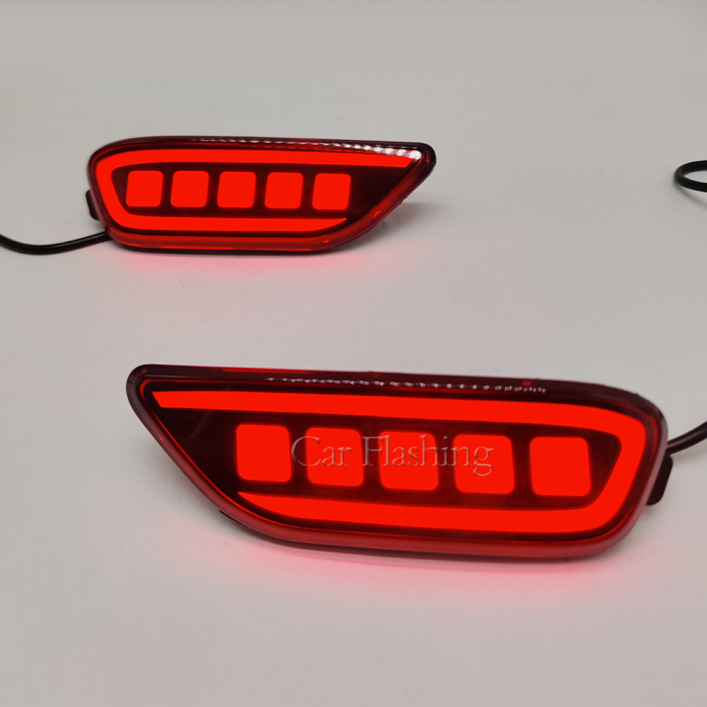 Car LED Rear Bumper Reflector Light For Chevrolet Captiva 2008 2009 2010 2011 2012 2013 2014 Brake Dynamic Turn Signal lamp