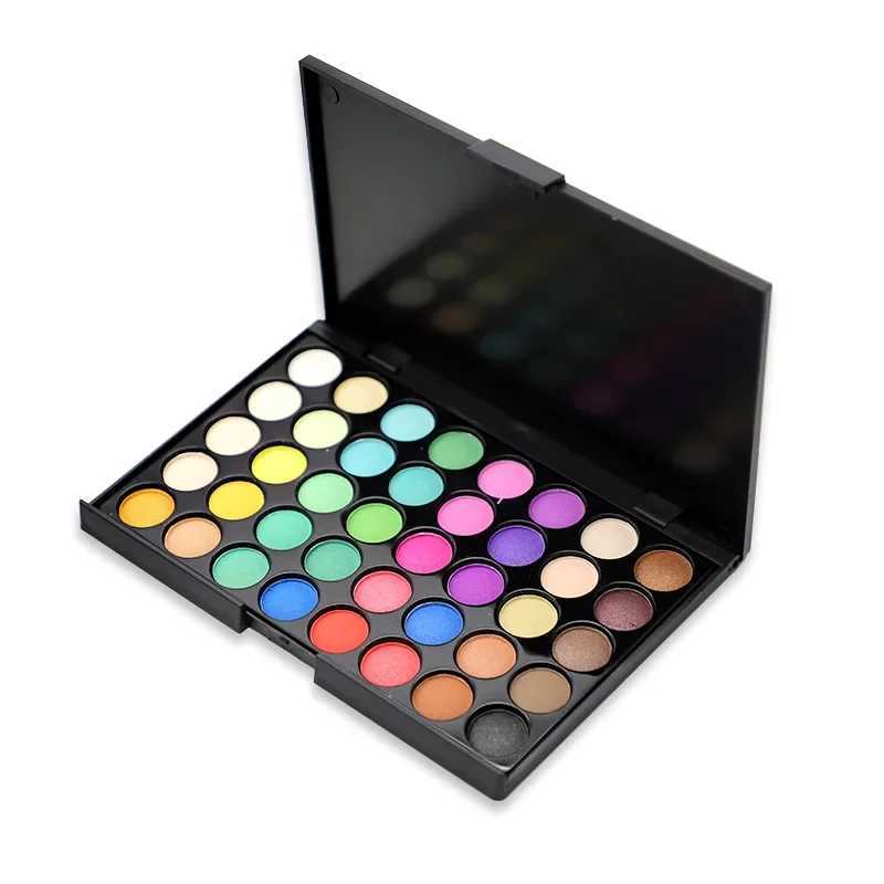 Eye Makeup Nudes Palette 40 Color Matte Eyeshadow Glitter Powder Eye Shadows Brush Set Stamps Pigment zxx240720