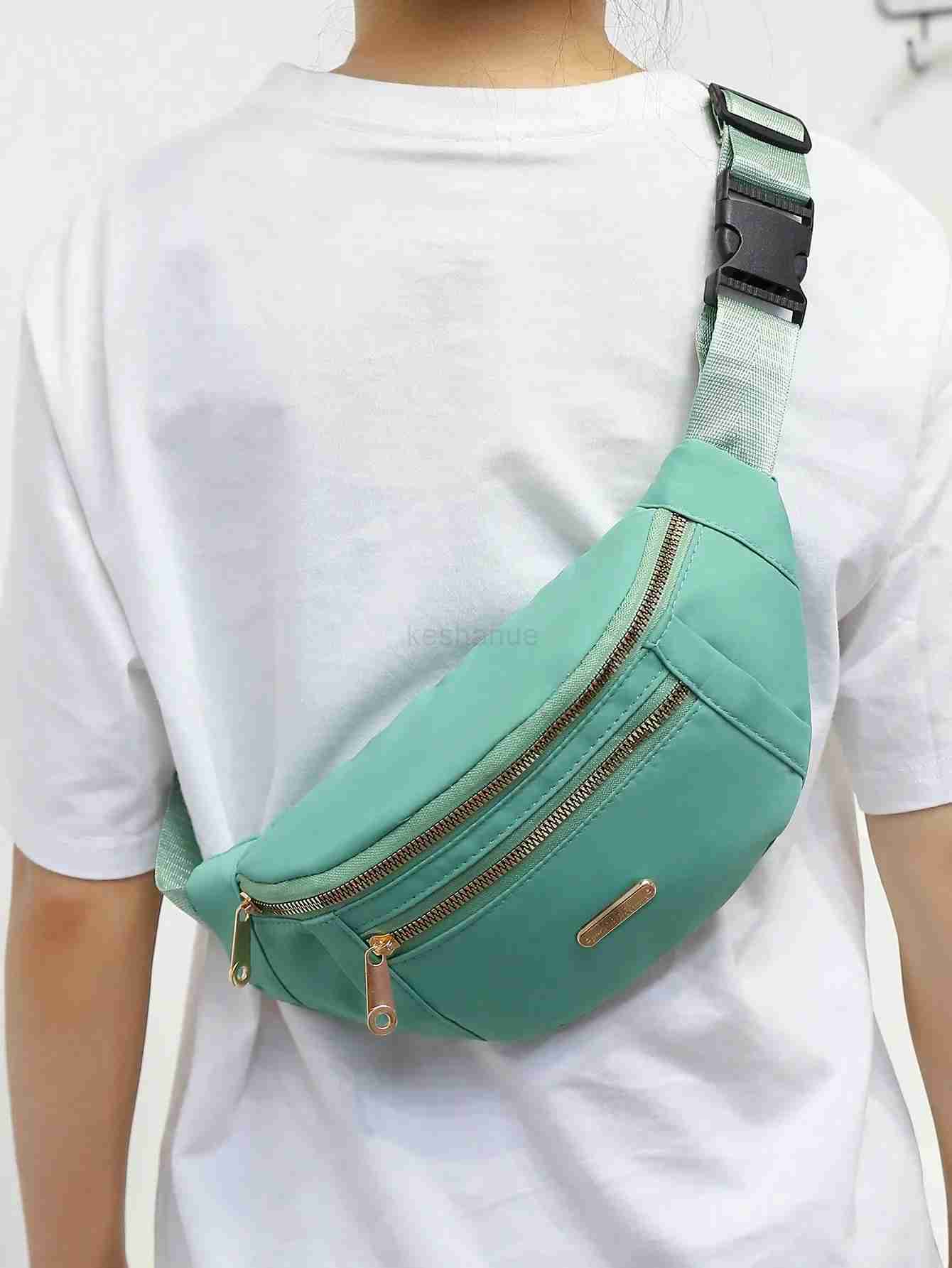 Crossbody Fanny Pack for WomenLarge Waist Bag Hip Bum Bag with Adjustable Strap for Outdoors Workout Traveling Casual RunningXJ240720