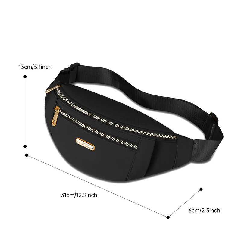 Waist Bag Women Men Waterproof Pocket Fashion Casual Chest Handbag Unisex Sports Travel Purse Plaid Waist Pack Belly Bags CaseXJ240720