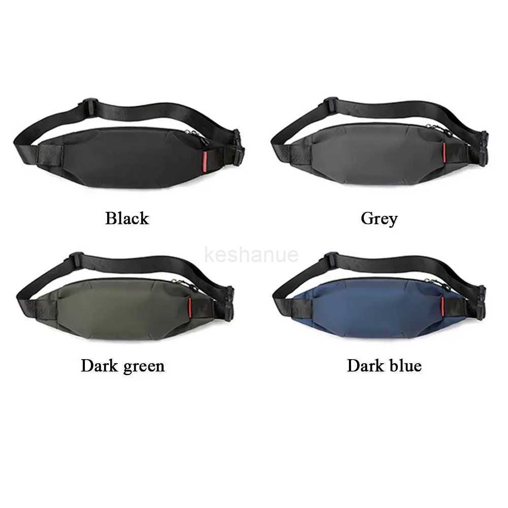 Men Nylon Waist Bag Chest Pack Cellphone Pouch Outdoor Sports Cross-body Bag Casual Running Cycling Bum Belt BagXJ240720
