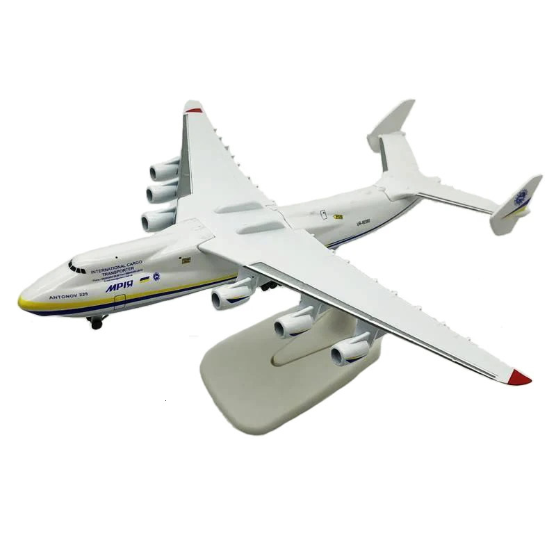 20CM die cast alloy Antonov An-225 Mriya aircraft model with 1/400 scale 240716