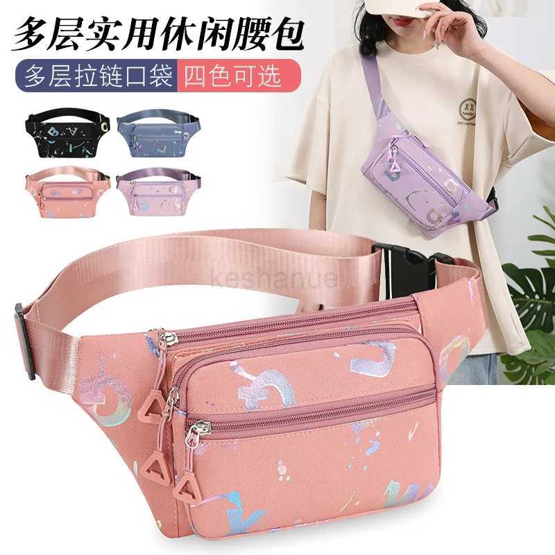 Mens And Womens Waist Bags Business Charges Large Capacity Bags Sports Multifunctional Crossbody Bags Chest BagsXJ240720
