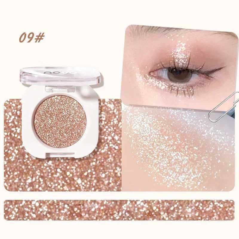 Single Color Shadow Pearl Highlight Eyeshadow Monochrome Matte Palette Glitter Long Lasting Eye Shiny Nude Makeup Eyes Cosmetics zxx240720