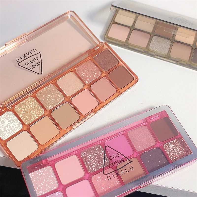 12 Colors Eye Shadow palette Gold Dark Brown Eyeshadow Palette Waterproof Matte Shimmer Highly Pigmented Nude Eye Makeup zxx240720