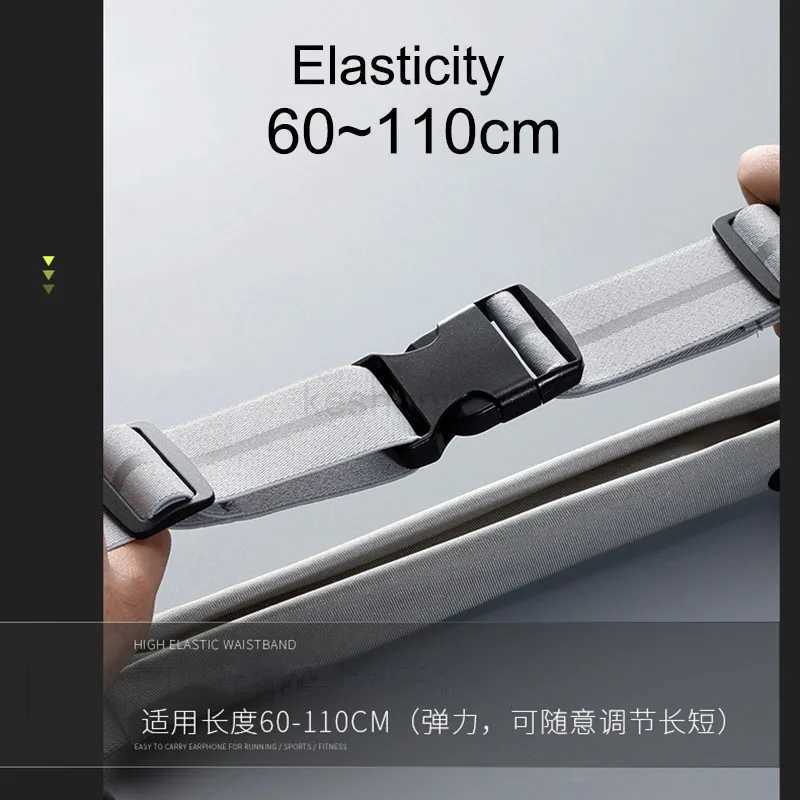 Hidden Sport Running Waist Bag Spandex Men Women Belt Pouch Mobile Phone Storage Case Gym Bum Bag Light Fanny Pack WaterproofXJ240720