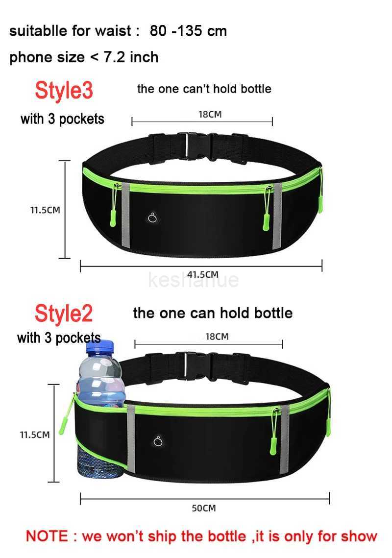 2022 Waist Pack Men Women Fashion Pack Belt Money For Running Jogging Cycling Phones Sport Running Waterproof Belt Waist BagsXJ240720