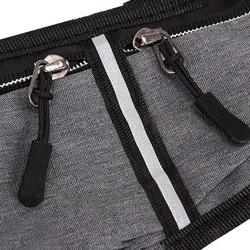 Sports Running Waist Bag Men Women Waterproof Fanny Pack Outdoor Cycling Crossbody Bag Mobile Phone Bag Oxford Cloth Chest BagXJ240720