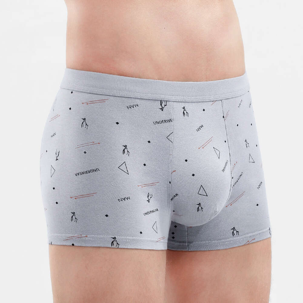 New 3D Pure Cotton Men's Printed Boxer Underwear Boxer Calecon Mens Boxers Designer Mens Underwear Designer Boxers Boxer Men Underwear Mutande