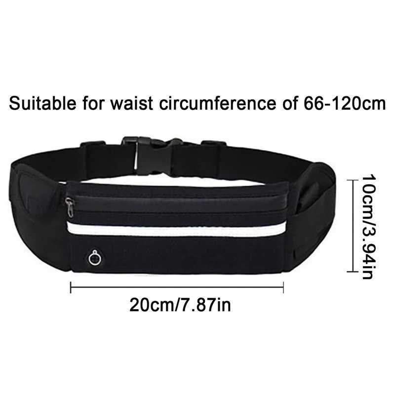 Outdoor Running Fanny Pack Sports Belt Wasit Bag Pockets Unisex Hiking Climbing Bag Marathon Mobile Phone Wallet Bottle HolderXJ240720