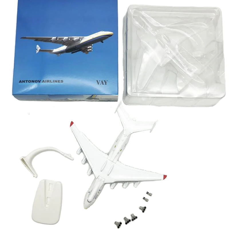20CM die cast alloy Antonov An-225 Mriya aircraft model with 1/400 scale 240716