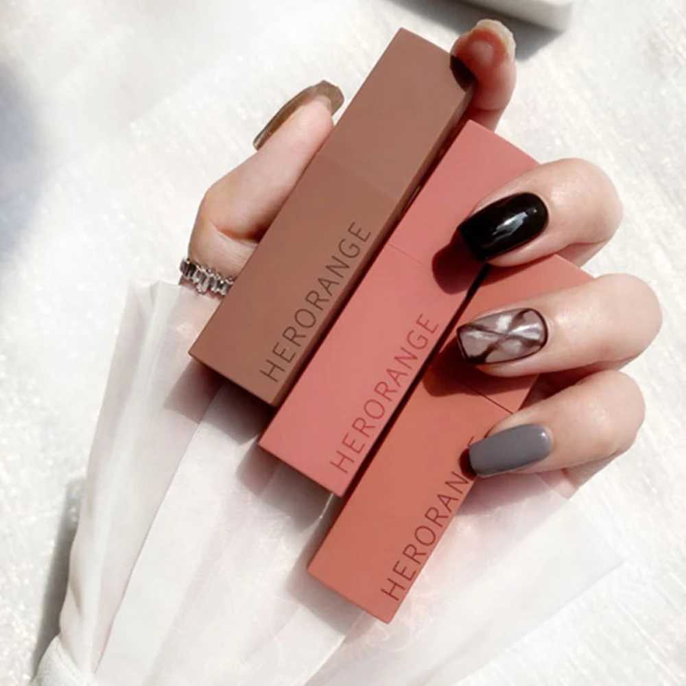 Brand Makeup Nude Lip Gloss Waterproof Liquid Matte Lipstick Long Lasting 3.5g Quick Dry Red Lip Gloss CosmeticsXJ241205