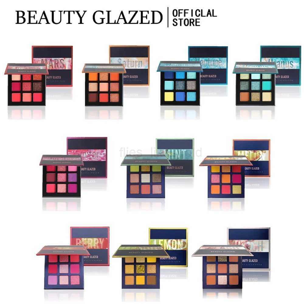 Beauty GLAZED Eyeshadow Palette 9 Color Shimmer Matte Longlasting Waterproof Palette Makeup zxx240720