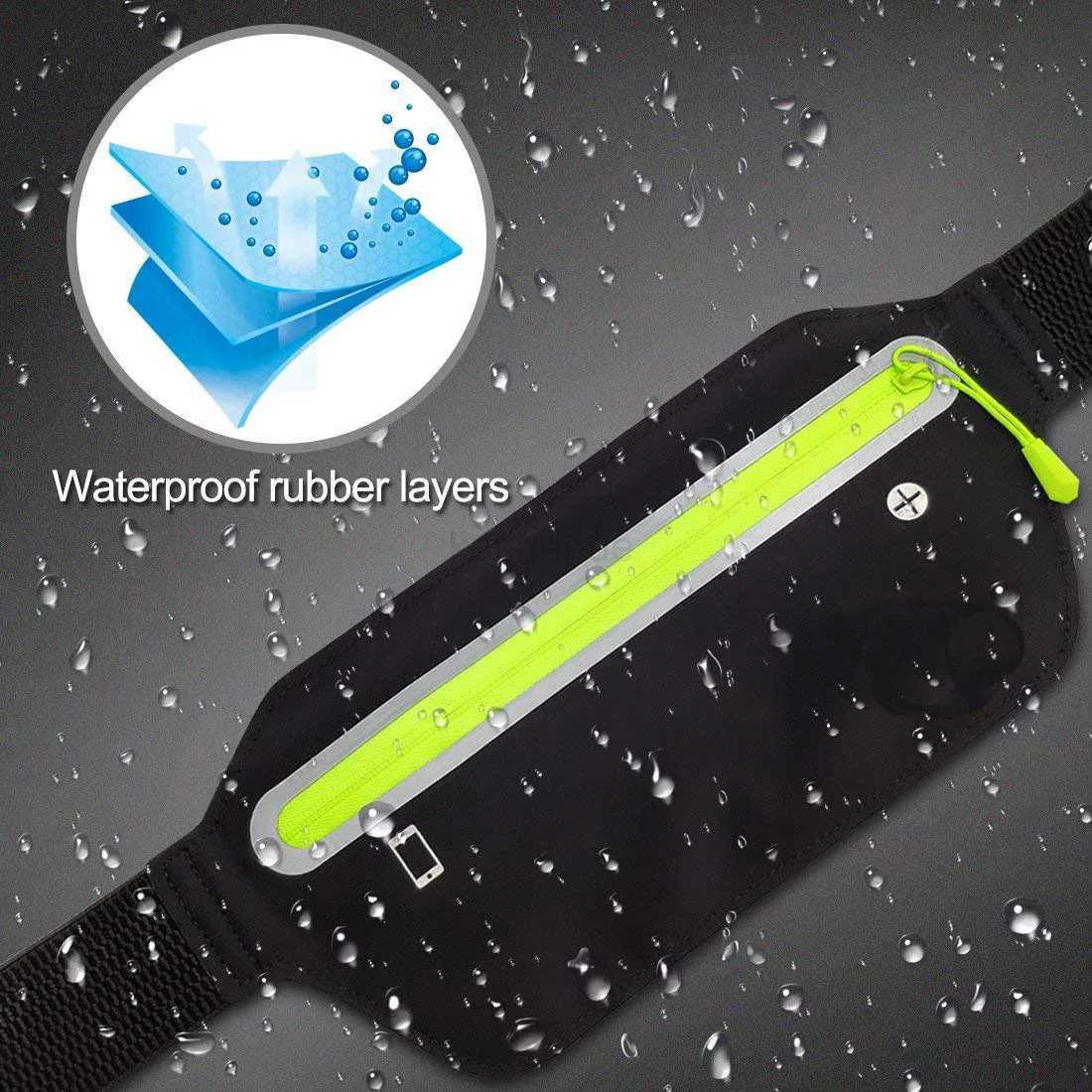 New slim fit sports waist bag with multifunctional running phone bag for men and women waterproof outdoor leisure 6.5-inch fitnXJ240720