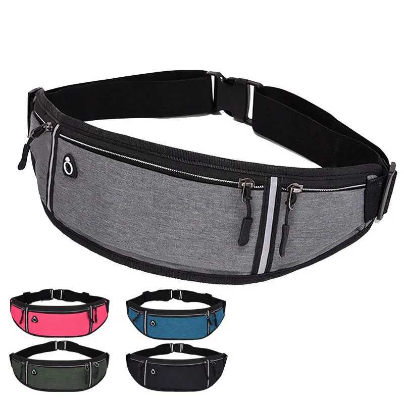 Sports Running Waist Bag Men Women Waterproof Fanny Pack Outdoor Cycling Crossbody Bag Mobile Phone Bag Oxford Cloth Chest BagXJ240720