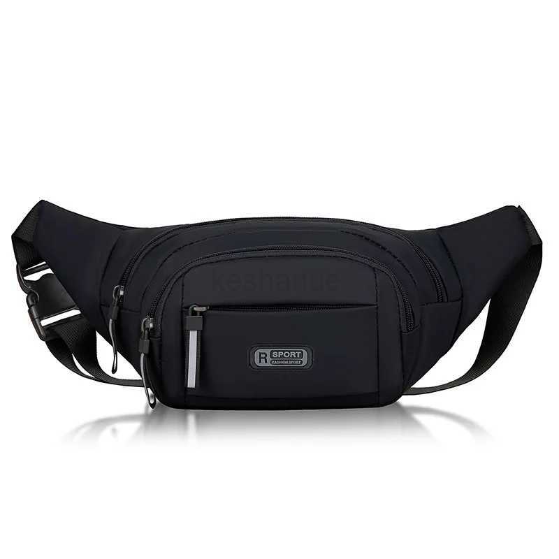 Crossbody Bag Outdoor Sports Multi Functional Waterproof Waist Bag Canvas Fit Mobile Waist Bag With Large Capacity For Men WomenXJ240720