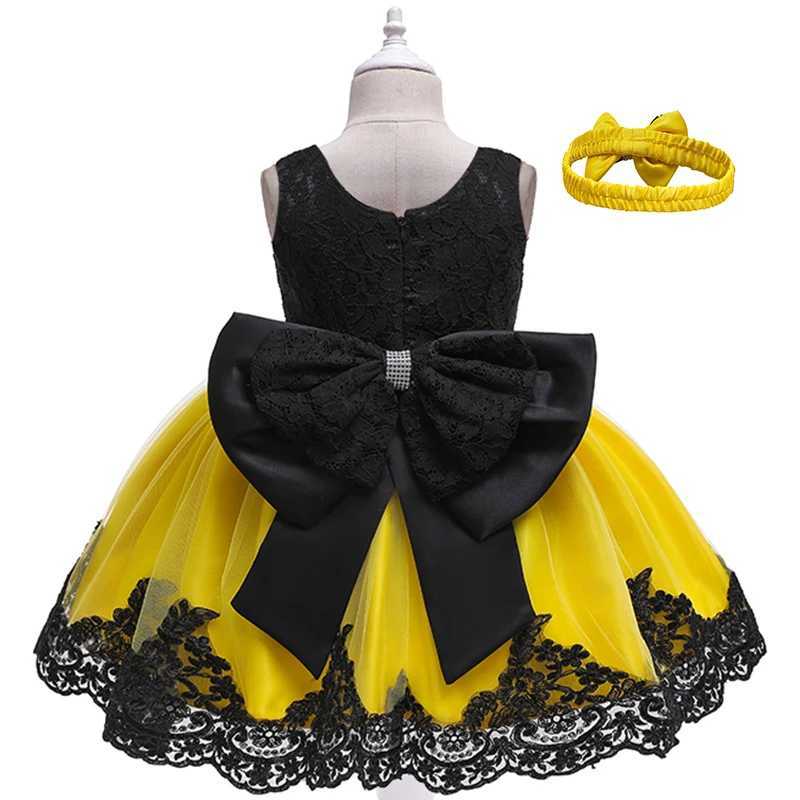Children Flower Tutu Dress For 1-10 Years Girls Wedding Birthday Party Princess Dresses Kids Lace Gown Costume Clothing VestidosXJ240720
