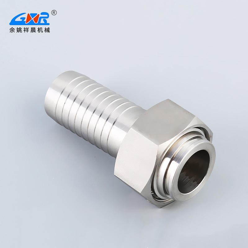 Welded hose connectors manufacturer supplies stainless steel fittings metric internal thread direct elbows