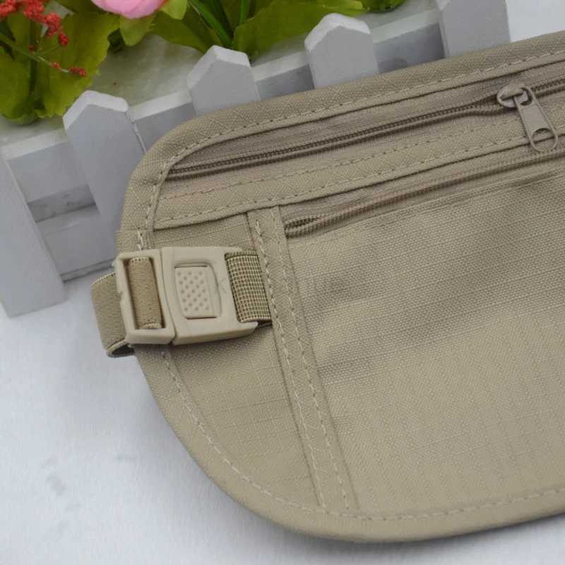 Close Fitting Invisible Waist Bag Travel Money Belt Hidden Wallet Passport Money Belt Bag Slimming Secret Safety Chest BagXJ240720