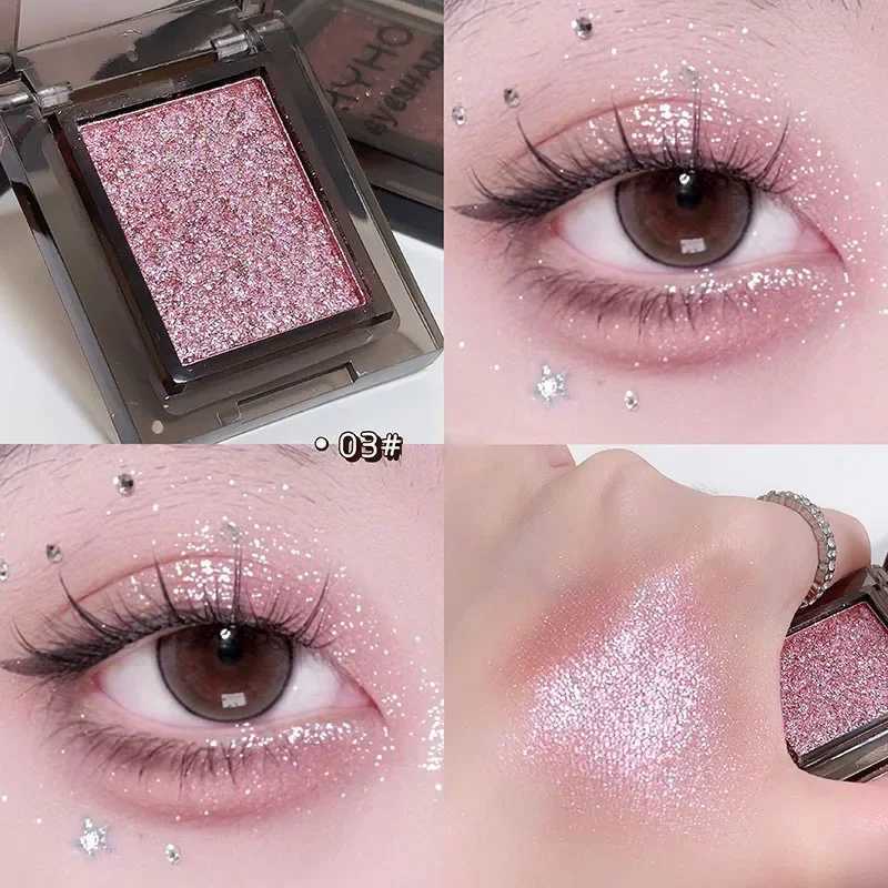 Peach Pink Punk Smoky Eyeshadow Palette Pearlescent Lying Silkworm Brightening Eye Pigment Matte Glitter Press Powder Eye Shadow zxx240720